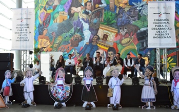 La delegación de la CDI de Hidalgo, organizó el colorido  encuentro