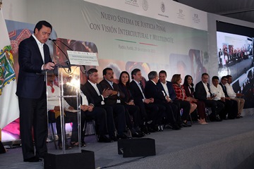 Miguel Ángel Osorio, titular de Gobernación, destacó el  compromiso del Presidente Peña Nieto a favor de las etnias del país
