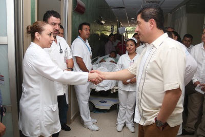Siguiendo la instrucción del gobernador, estará cercano a la gente y pendiente de las  necesidades hospitalaria