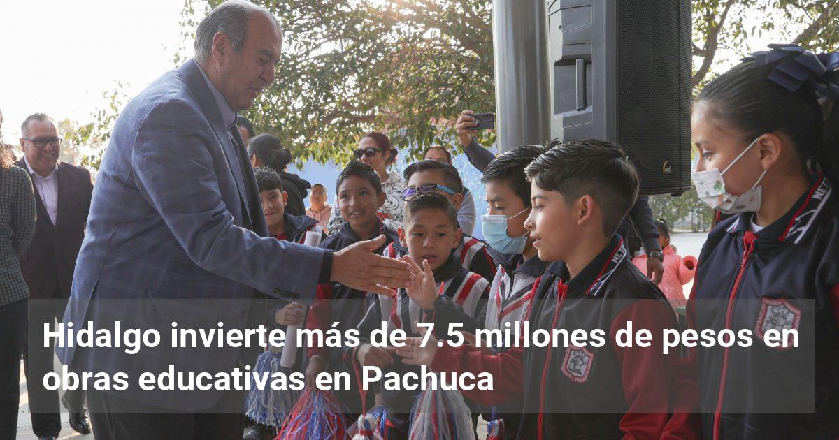 Hidalgo invierte más de 7.5 millones de pesos en obras educativas en ...