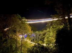 PUENTES COLGANTES ILUMINADOS, LA NUEVA ATRACCIÓN DE MINERAL DEL CHICO