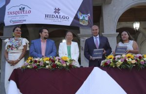 Titular de SEPH asistió al informe de actividades en Tasquillo