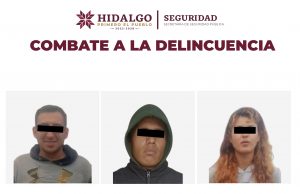 En flagrancia, tres personas fueron detenidas al cometer un robo