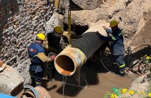 Avanzan los trabajos para la rehabilitación del acueducto Téllez