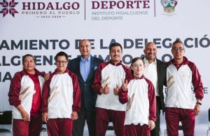 Titular de SEPH realizó abanderamiento de la delegación hidalguense rumbo a Paranacionales CONADE 2024