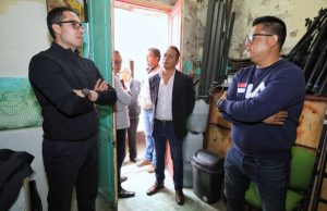 Recorre Jorge Reyes instalaciones de la presidencia municipal
