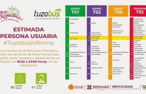 Implementa Semot operativo especial por Feria San Francisco Pachuca Hidalgo 2024