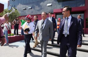 Personal de gobierno de Hidalgo participa en el simulacro nacional 2024