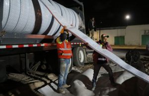 Continúan los trabajos para la rehabilitación del acueducto Téllez