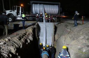 Finalizan los trabajos para la rehabilitación del tercer tramo del acueducto Téllez