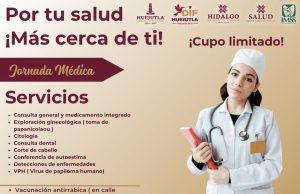 Gobierno de Huejutla y DIF Municipal Impulsan Jornada Médica «Por tu salud, ¡Más cerca de ti!»