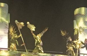 Fusiona espectáculo prehispánico danza, luz y sonido en la Feria de San Francisco Pachuca Hidalgo 2024