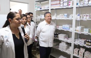 Menchaca Salazar supervisa obras de carácter social en Tezontepec de Aldama