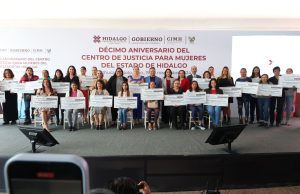 Conmemoran el X aniversario del Centro de Justicia para Mujeres de Hidalgo