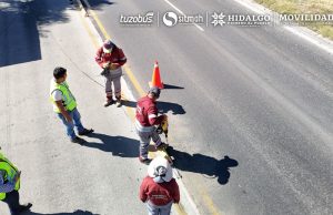 Se llevó a cabo reinstalación de bolardos que delimitan carril confinado Tuzobús, al sur de la ciudad