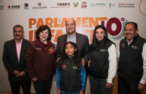 Reconocimiento a niñas y niños participantes en Parlamento Infantil