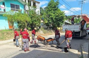 El Gobierno Municipal de Huejutla intensifica esfuerzos de bacheo para mejorar la seguridad y la movilidad urbana