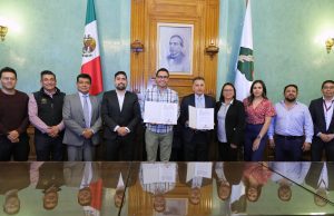 Pachuca primer municipio en firmar convenio con el Instituto Catastral de Hidalgo
