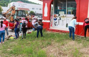 Huejutla refuerza acciones de limpieza urbana en el Marco de la Campaña “Transformación en Movimiento”