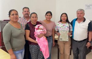 Primer registro de nacimiento en la extensión del Registro del Estado Familiar de Coacuilco