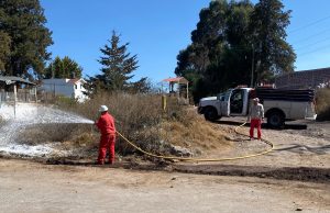 Protección Civil Hidalgo atiende fuga de hidrocarburo en Cuautepec