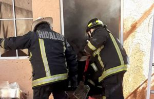 Bomberos atienden incidentes por incendio y fuga de gas en Pachuca