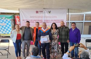 Entrega de uniformes y equipo de protección a personal del IHE