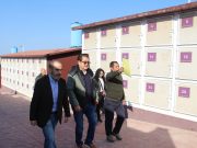 Recorrido de autoridades por el Centro de Resguardo Temporal en San Agustín Tlaxiaca