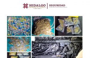 Incauta SSPH droga y armas durante operativo en Pachuca