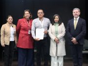 Entrega Semot primeras constancias del 2025 a personas operadoras de transporte público
