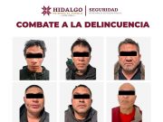 SSPH asegura a banda dedicada al robo de casa-habitación en fraccionamientos exclusivos