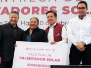 Entregan mil 492 calentadores solares en 71 municipios hidalguenses
