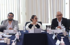 La Secretaria de Salud, Vanesa Escalante Arroyo, se reúne con Raúl Peña Viveros para mejorar el abasto de insumos de salud en la entidad de Hidalgo