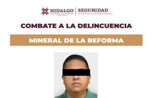 Detiene SSPH a presunto responsable de cuatro homicidios en Mineral de la Reforma