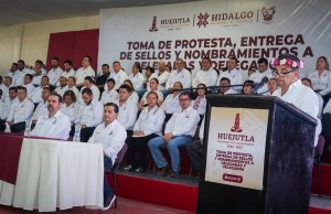 Delegados de Huejutla asumen oficialmente sus cargos para el año 2025