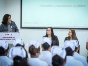 Edda Vite realiza imposición de cofias a 26 alumnas del CMH
