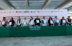UICEH firma convenio con municipios y subsistemas educativos para fortalecer la formación profesional en la región Otomí-Tepehua