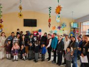 SEPH entrega aula y barda perimetral en preescolar de Chapulhuacán