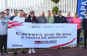Hidalgo corre por la paz y contra las adicciones