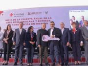 Julio Menchaca da inicio a la colecta anual de la Cruz Roja Mexicana en Hidalgo