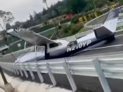 Caída de aeronave en la carretera México-Tampico; sin personas lesionadas