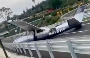 Caída de aeronave en la carretera México-Tampico; sin personas lesionadas