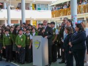 Colegio Nuevo Hidalgo de Pachuca realiza ceremonia de incineración y entrega de bandera