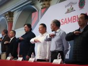 Menchaca Salazar destaca la lucha de las y los trabajadores hidalguenses