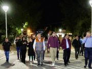 Supervisa Jorge Reyes rehabilitación del emblemático Parque Hidalgo