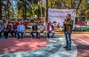 Parque de Ixmiquilpan cobra nueva vida con materiales reciclables y apoyo de la CEDSPI