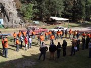 Capacitan a brigadistas para informar a los visitantes del PNCH sobre la prevención de incidentes