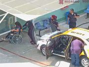 Con apoyo de policías estatales, mujer en labor de parto llega a hospital