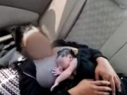 Operadores del 911 y policías estatales asisten a joven en el nacimiento de su bebé