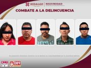 SSPH captura a “Los Peñafiel” banda dedicada al robo de vehículos en Hidalgo y Estado de México